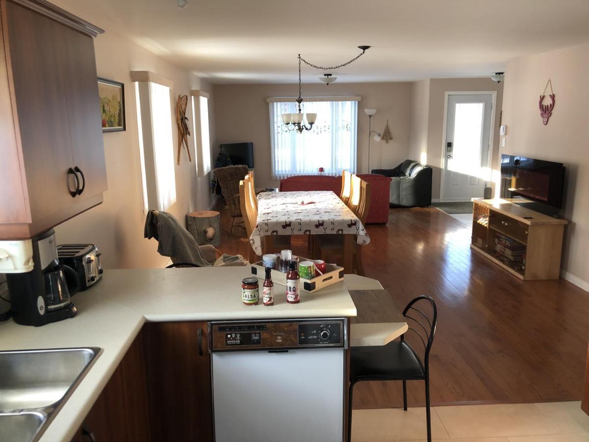 Le Chalet De Claude, Au Pied Des Monts-Valin Saint-David-de-Falardeau Экстерьер фото